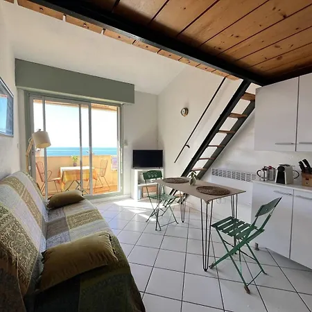 Joli Duplex Avec Vue Sur Mer, 2 Ou 3 Couchages, Clim, 50m De La De Lxcrab8 * Portiragnes