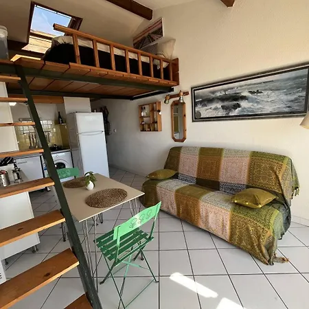 Joli Duplex Avec Vue Sur Mer, 2 Ou 3 Couchages, Clim, 50m De La De Lxcrab8 * 波尔蒂拉盖
